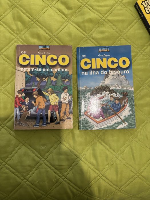 Livros da saga Os Cinco