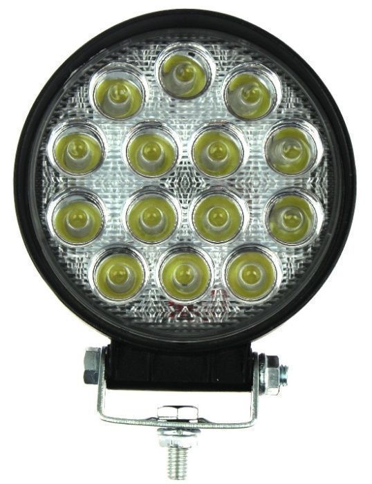 Lampa robocza 14 LED 42W okrągła 12/24V Gruba