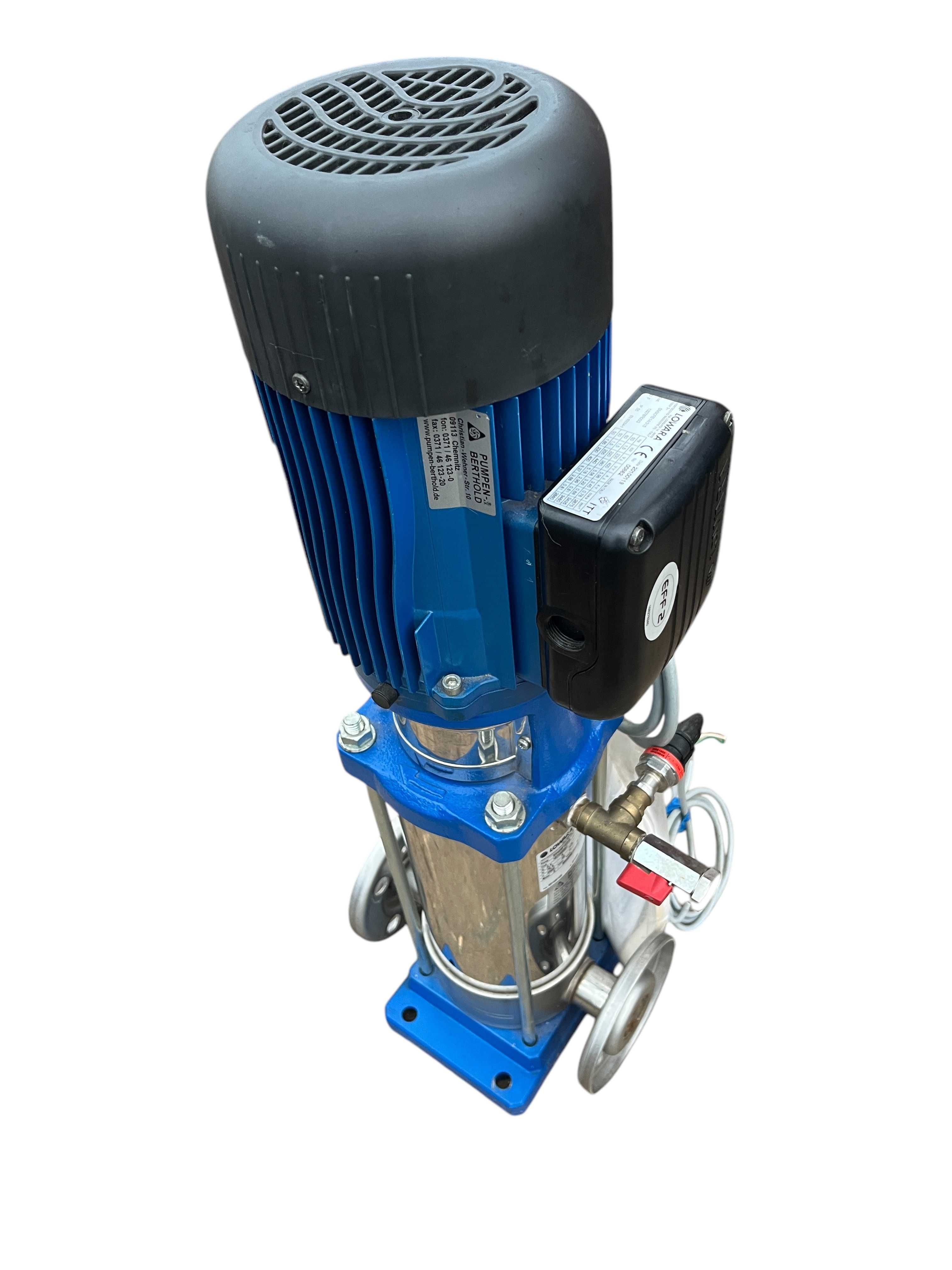 Pompa Pionowa Lowara 2.4-8 m3/h Wysokość podnoszenia max - 76,5m 1.5kw