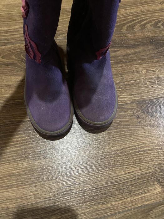 Зимові чоботи, сапожки для дівчинки 27 р.