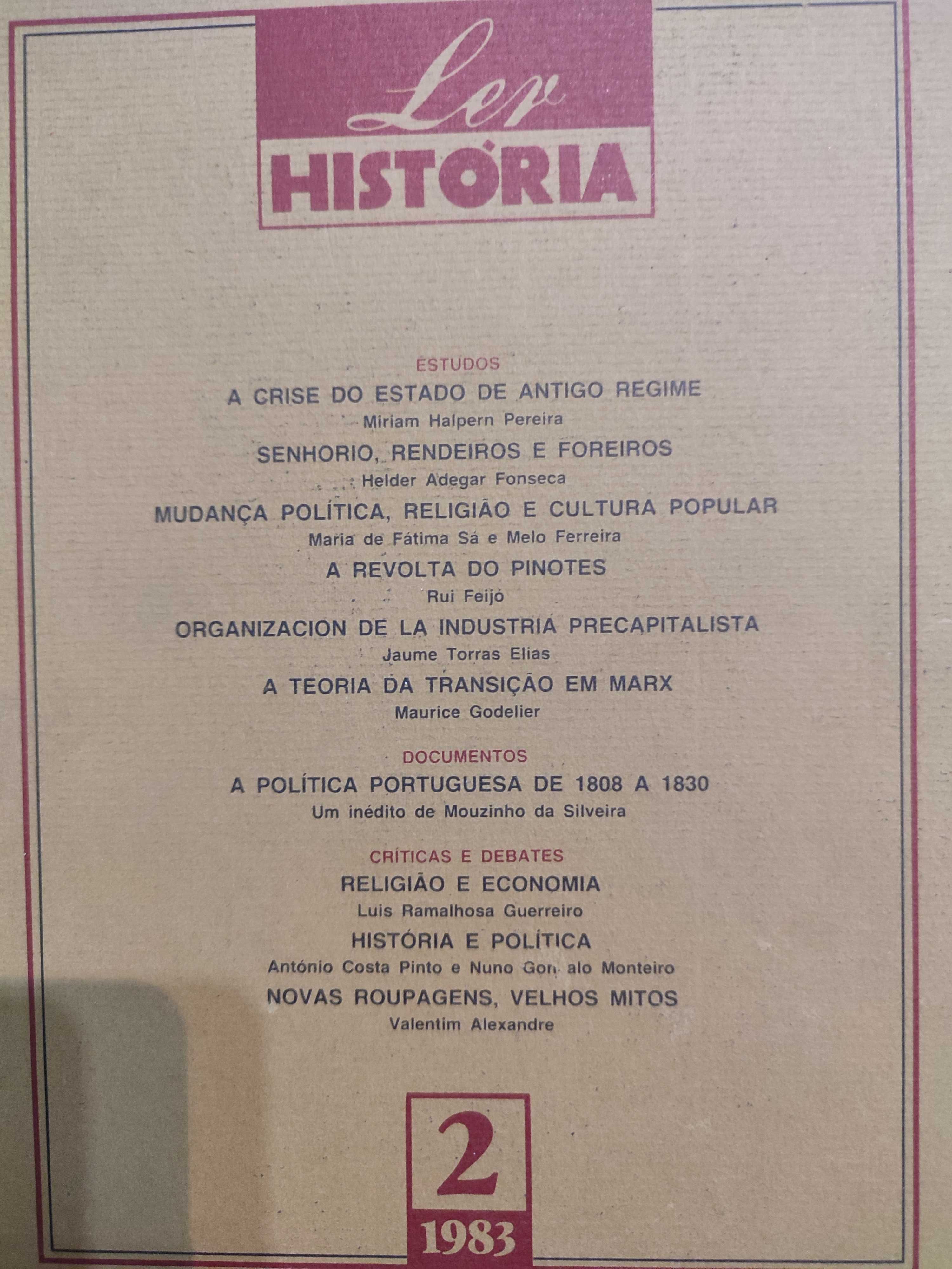 5 Publicações Ler História