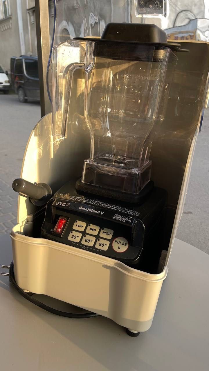 Блендер професійний JTC OmniBlend V TM-800АТ, нова чаша, чорний