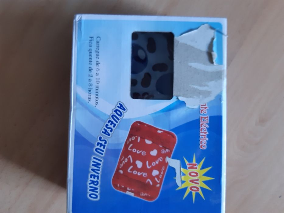 Saco de água quente elétrico. Novo. Vendo ou troco