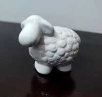 Figurka owieczka baranek ceramiczna biała dekoracja