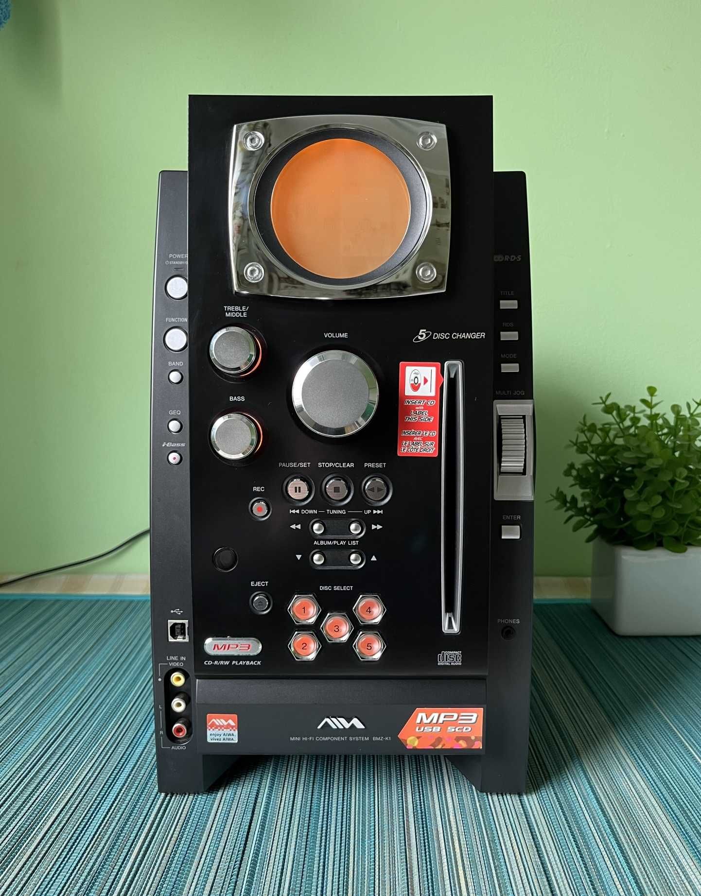 Головний блок Aiwa CX-BK1 (2х110Вт!) Відеоогляд.