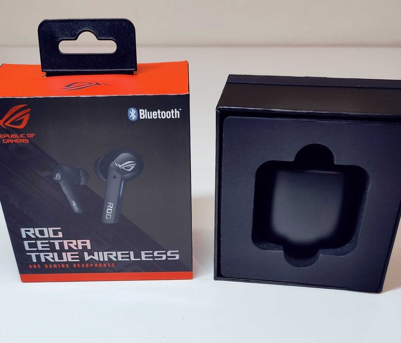 Asus ROG Cetra True Wireless czarne słuchawki gamingowe dokanałowe
