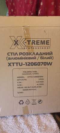 Стіл розкладний туристичний X-Tream XTTU-1206070W
