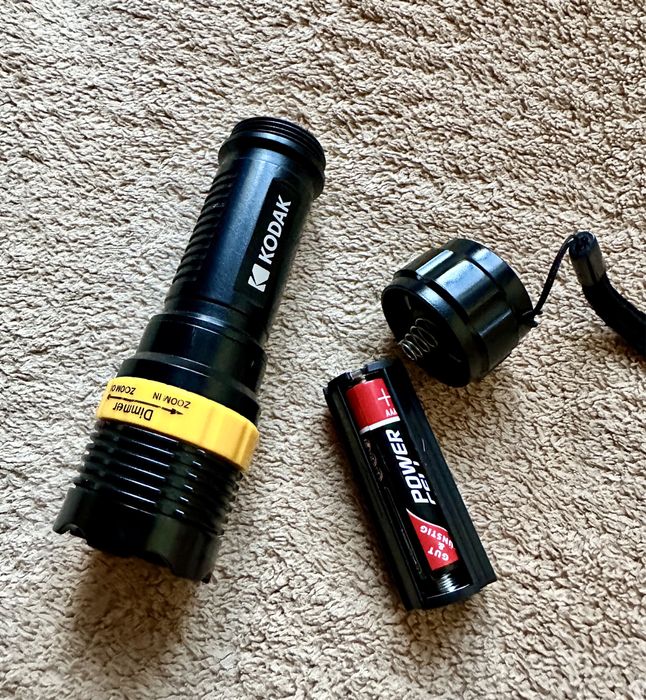 Фонарик KODAK LED Flashlight Focus 120 750mW Bk+3AAA HD