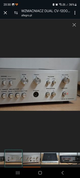 WZMACNIACZ DUAL CV-1200 Super Okazja!