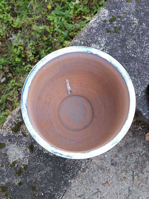 Vaso artesanal com motivos portugueses (pintado à mão)