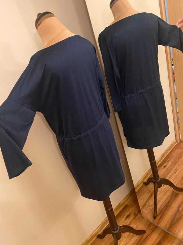 Mohito m l granat 38 40 sukienka basic luzna dres tunika