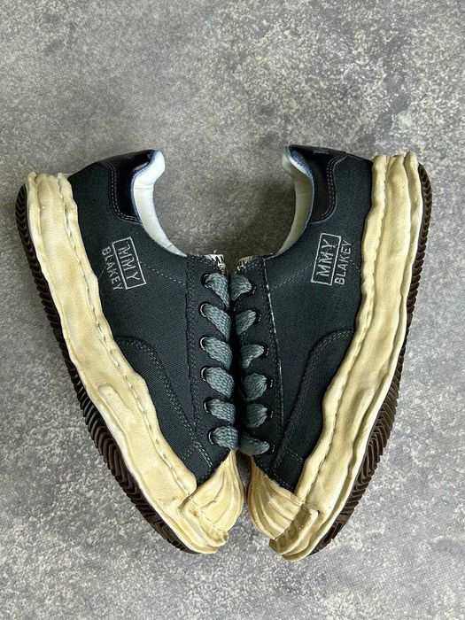 Кеди MMY Blakey Maison Mihara Yasuhiro сині сірі кеды синие кроссовки