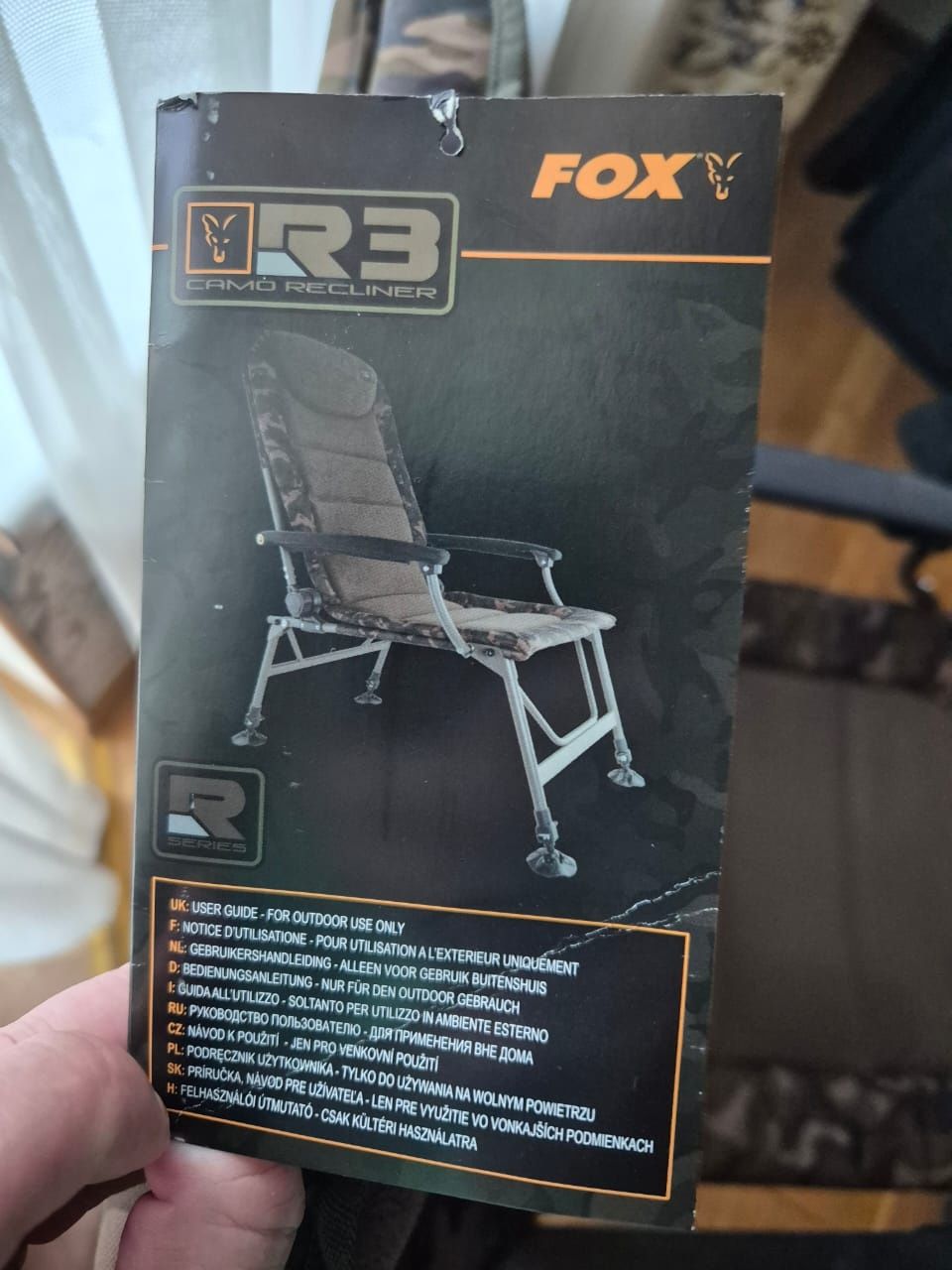Fox R3 Camo recliner chair крісло для риболовлі