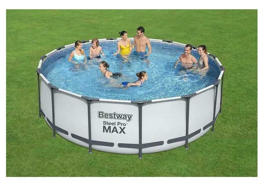 Bestway Zestaw Basen Steel Pro™ MAX 4.57m x 1.22m