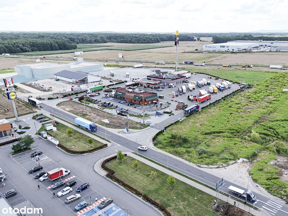Działka komercyjna przy zjeździe z autostrady A4 Katy Wrocławskie