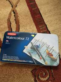 Derwent Watercolour nowy piękny zestaw 72 szt.