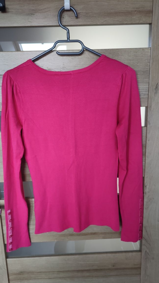 Sweter Oxmo rozmiar S różowy malinowy