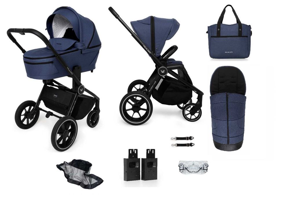 MUUVO QUICK 4.0 3w1 wózek spacerowy +gondola +fotelik PROMOCJA