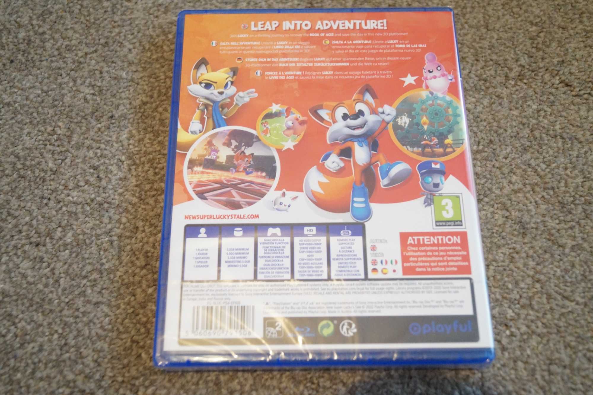 New Super Lucky Tales NOWA ps4