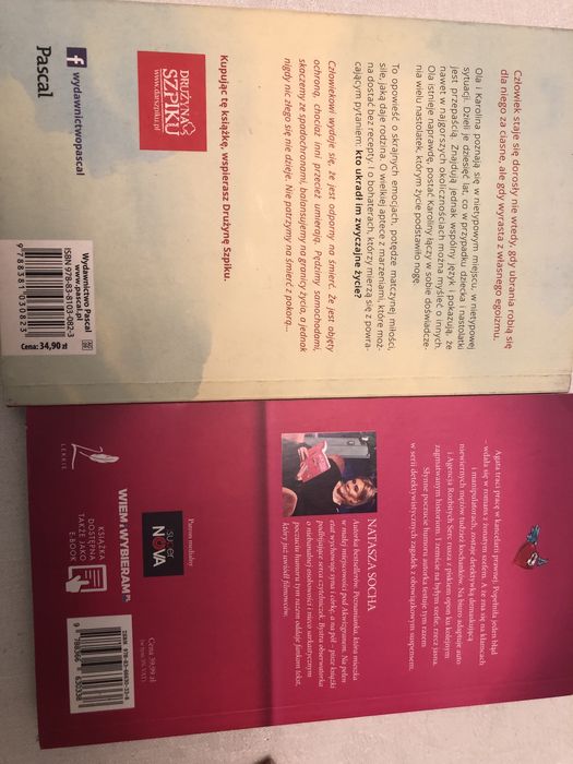 Natasza Socha 2 ksiazki