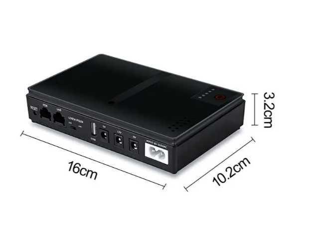 Джерело безперебійного живлення міні ДБЖ (UPS, 18Вт, DC) gpon, роутер