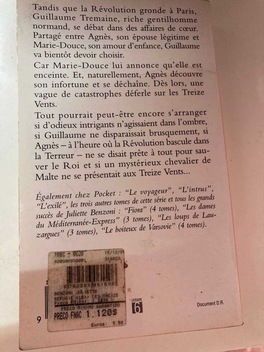 Livro - Le Réfugié - Les Treize Vents (ctt editorial grátis)