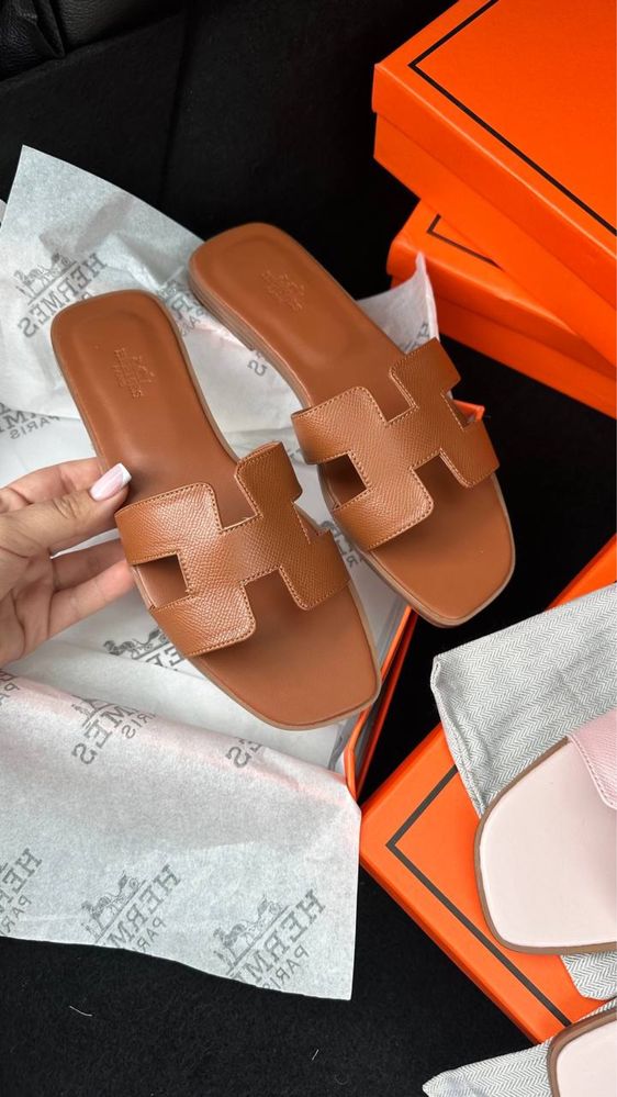 Шльопанці Hermes шльопки хермес шлепанцы шлепки гермес