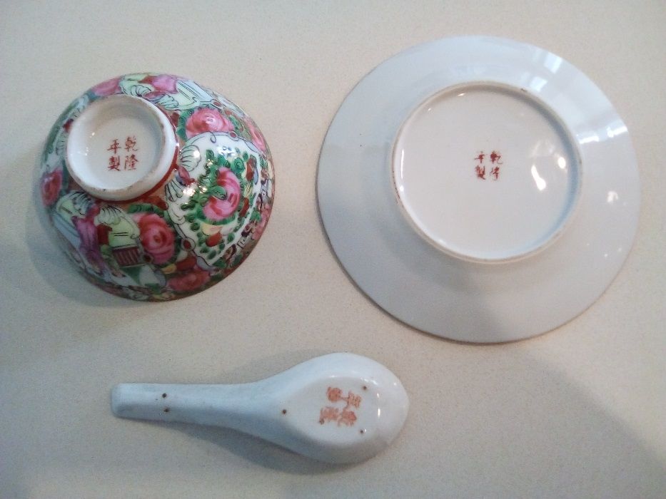 Conjunto porcelana chinesa, antigo