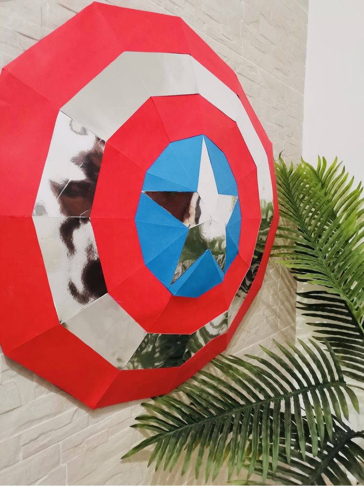 Papercraft Modelo 34 - Escudo Capitão America