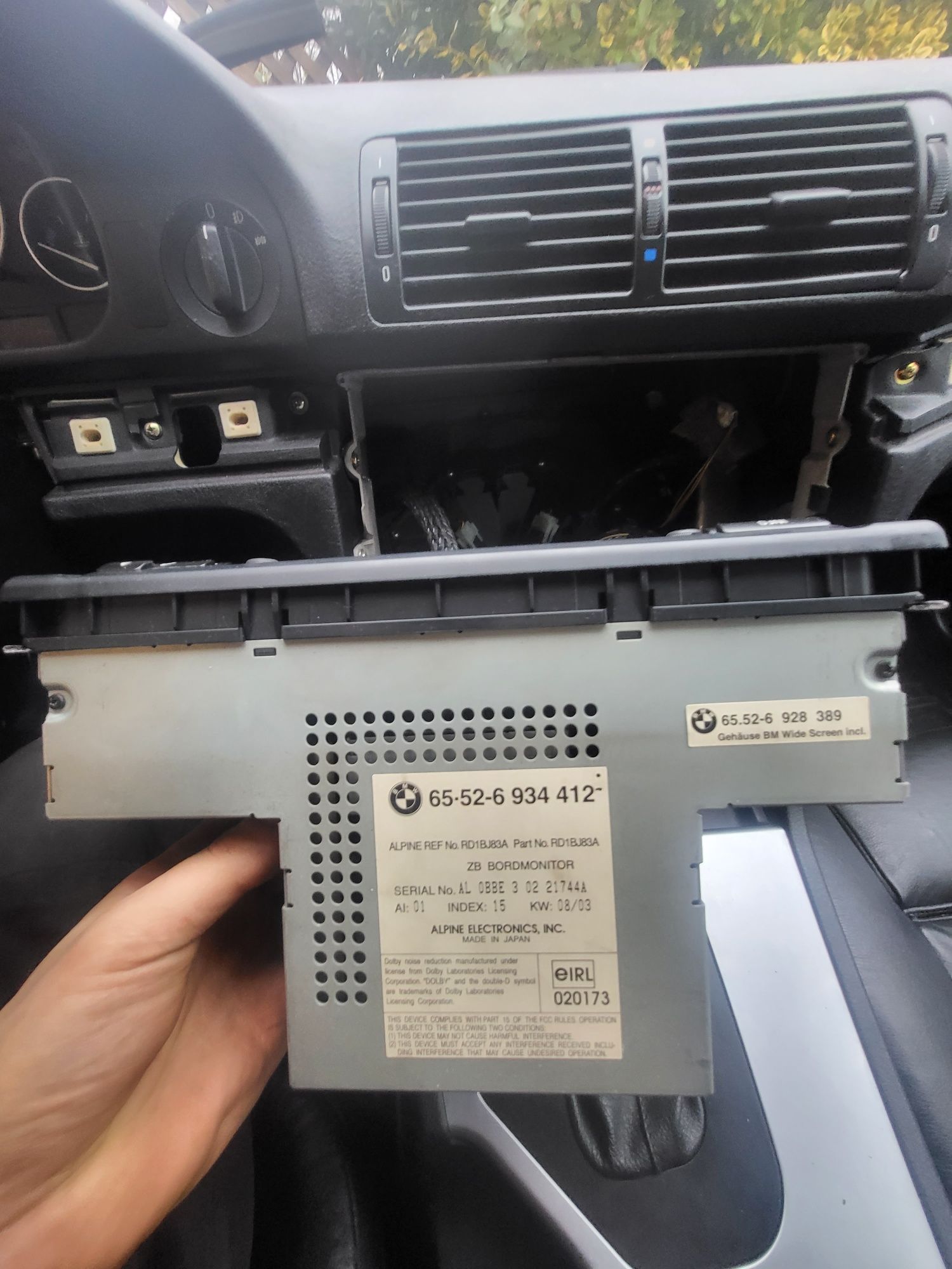 Radio bmw e39, e53