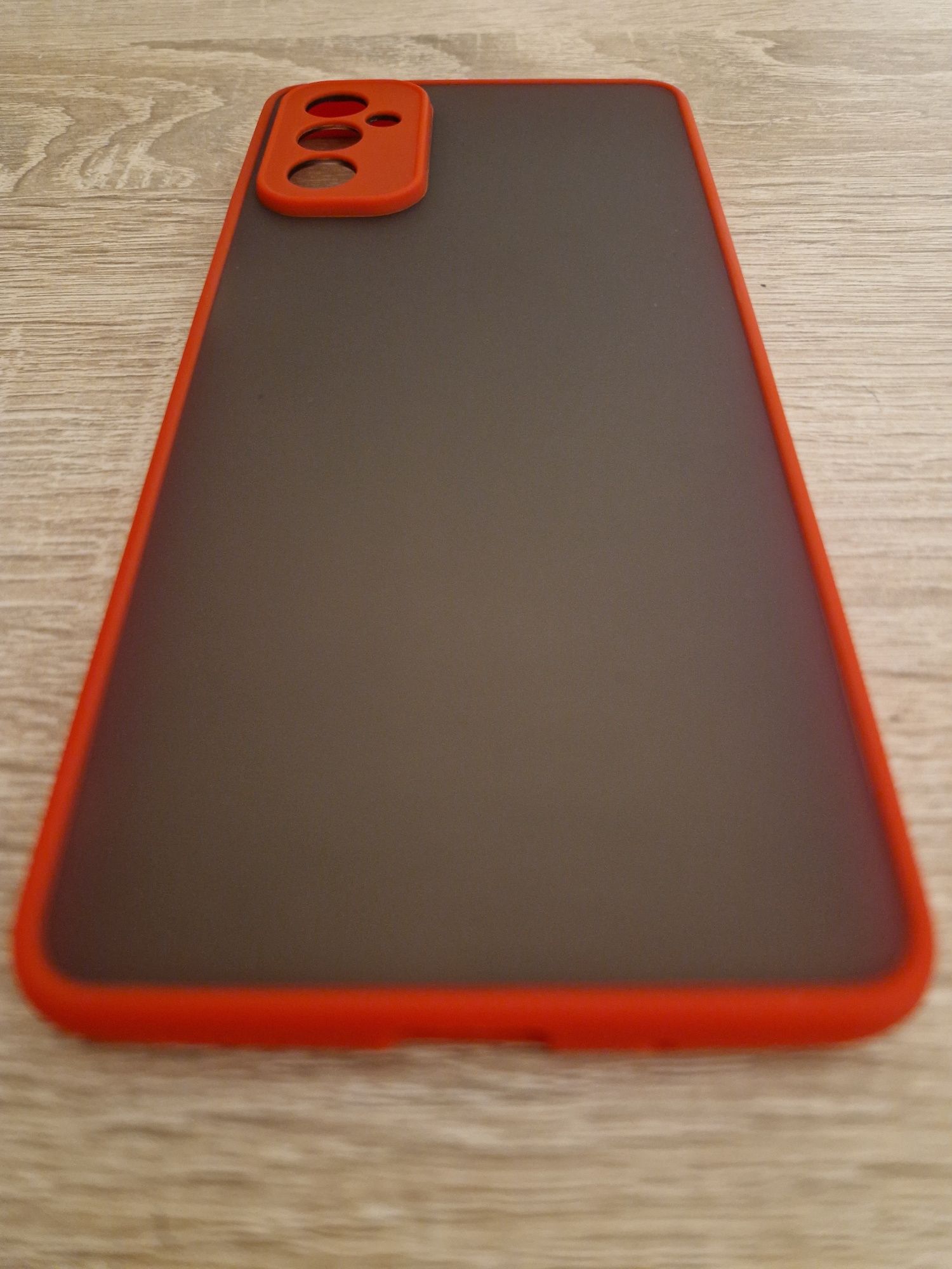 Etui Vennus Color Button Bumper do Samsung Galaxy M52 5G Czerwony