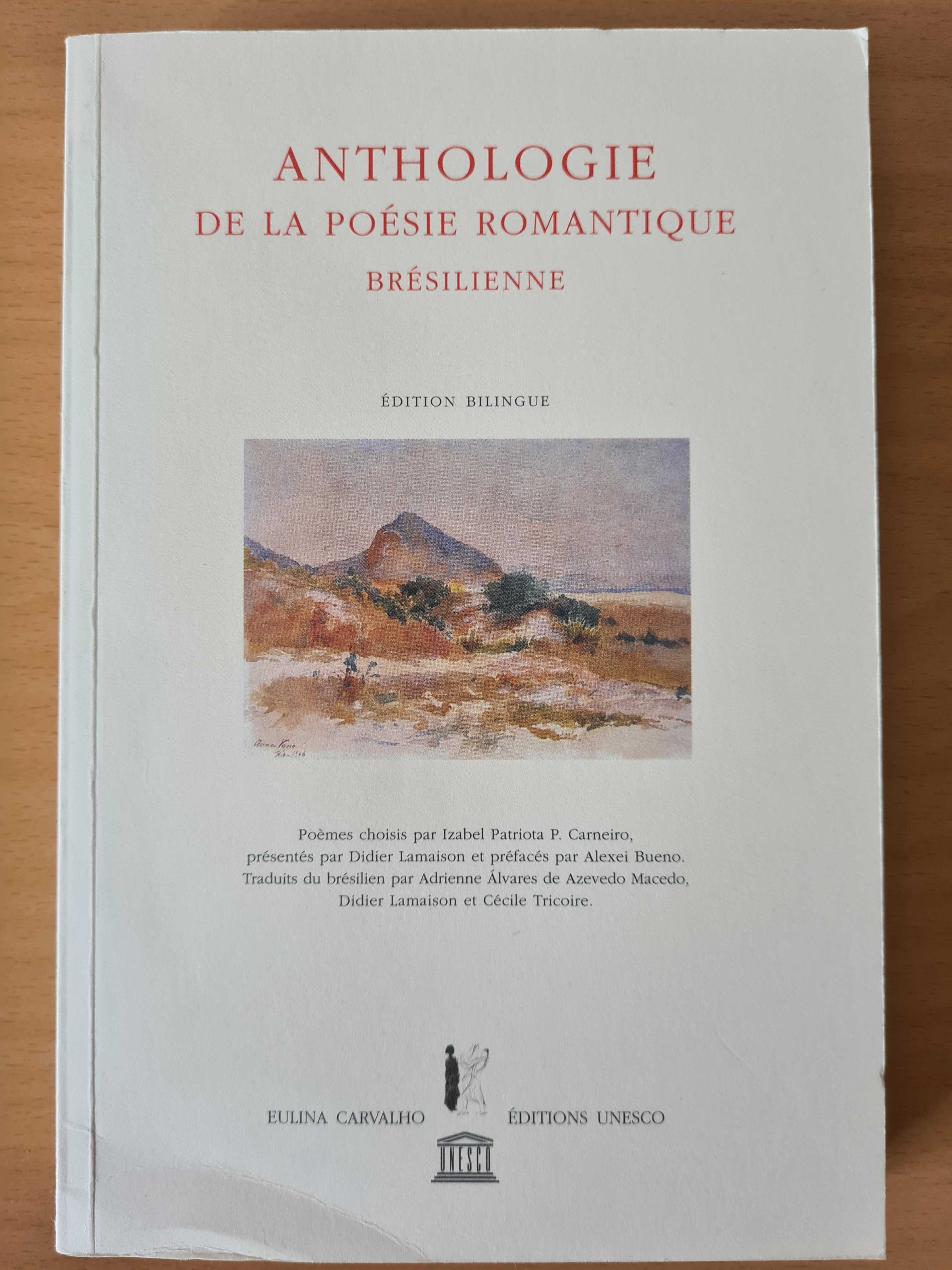 Livro "Anthologie de la Poésie Romantique Brésilienne"