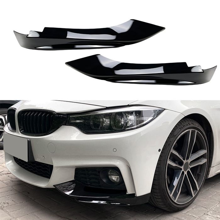Клыки накладки бампера Bmw F32 F33 F36 сплиттер сплітер спойлер