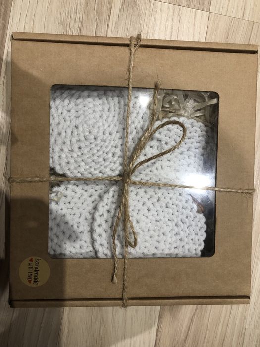 Zestaw podkładek pod kubki na prezent