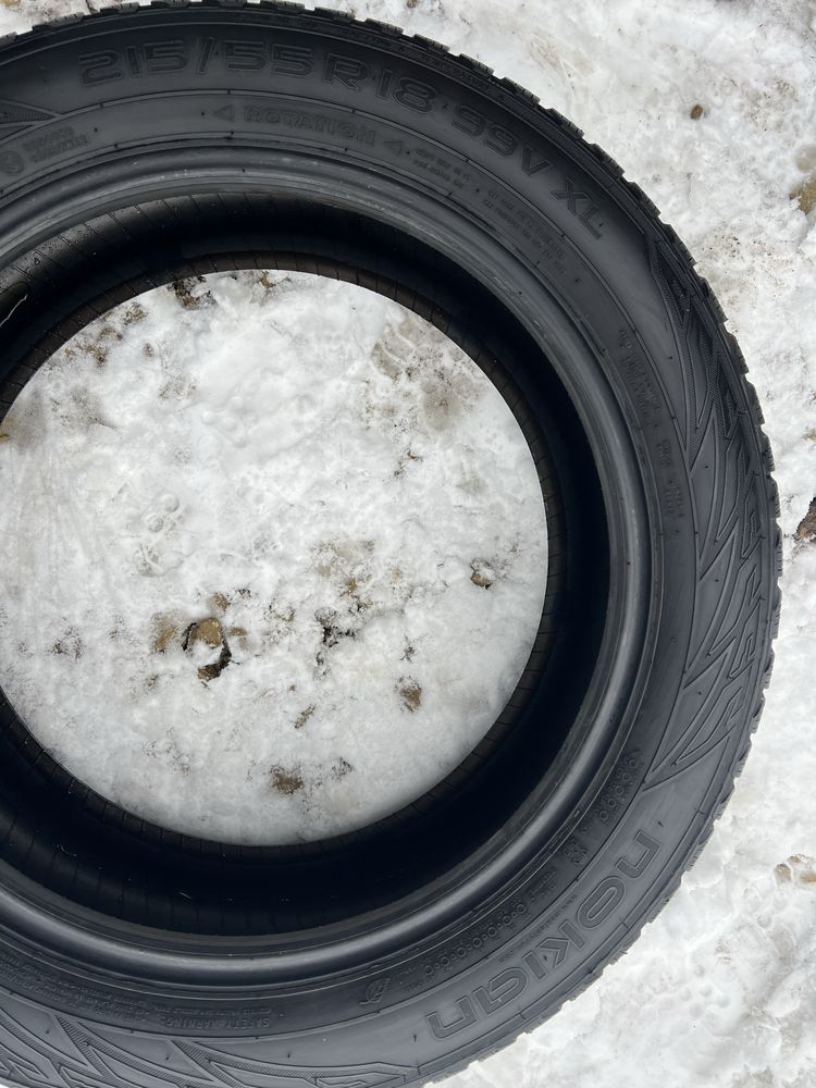 4 szt 215/55 r 18 Nokian Wr Suv 3 Jak Nowe