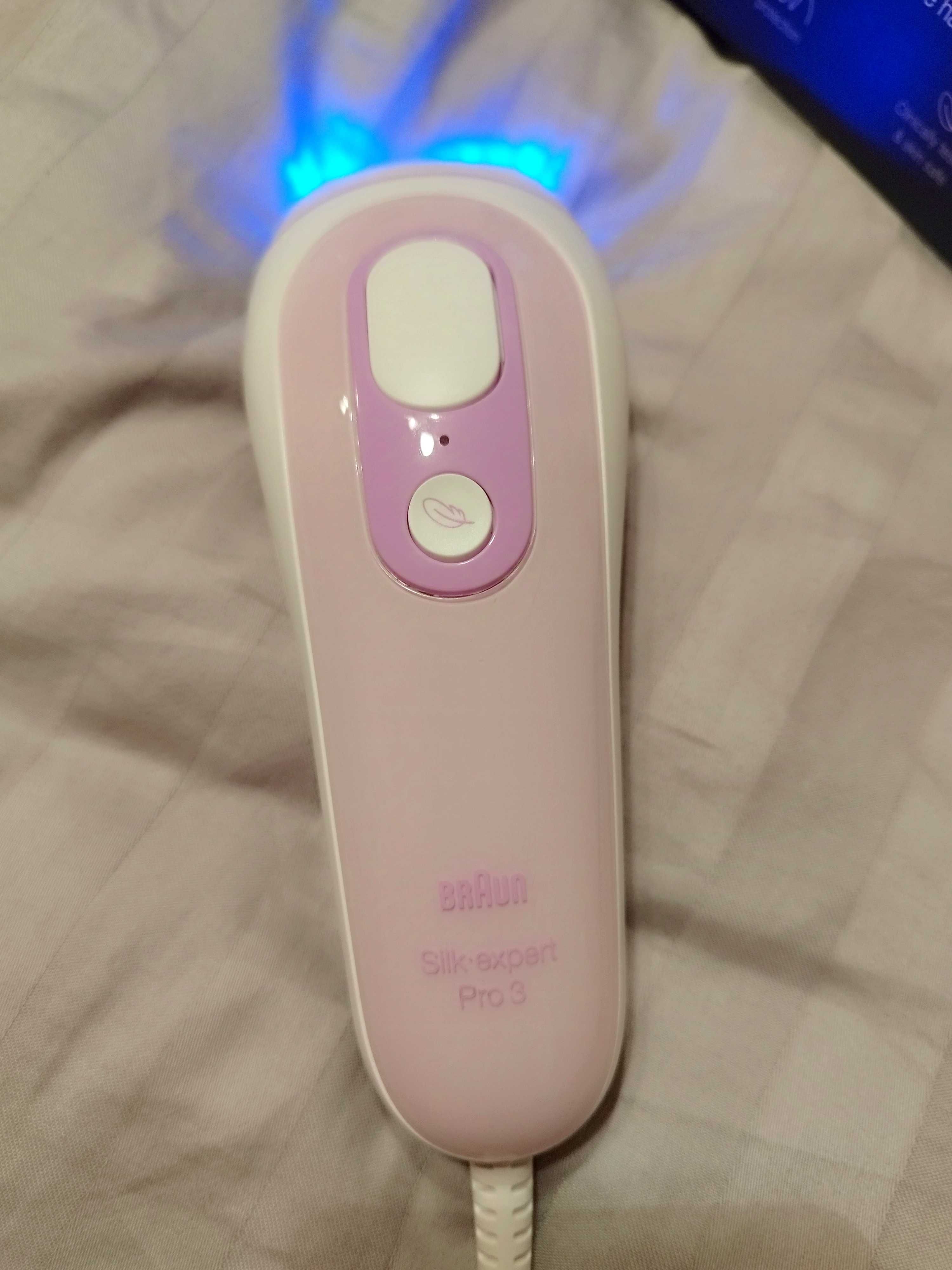 Depilator BRAUN Silk Expert pro 3 , usuwa włosy metodą IPL , jak nowy