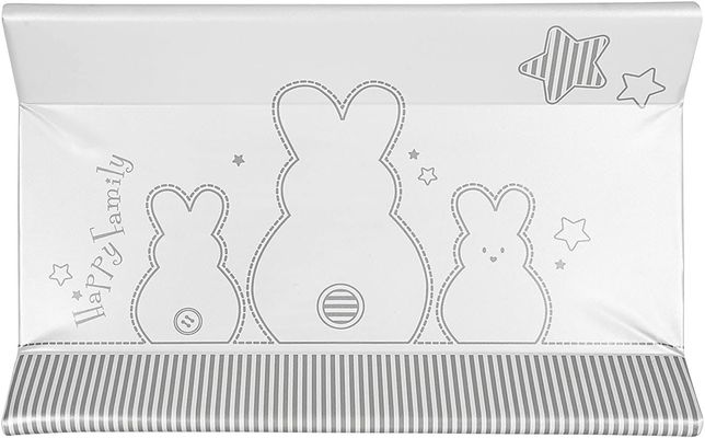 Nowy miękki przewijak Brevi Happy Family króliki 75x42