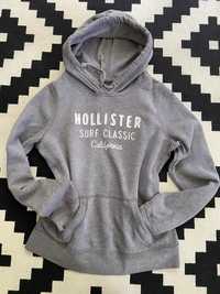 Hollister szara bluza z kapturem hoodie S M 164 34 /36 / 38