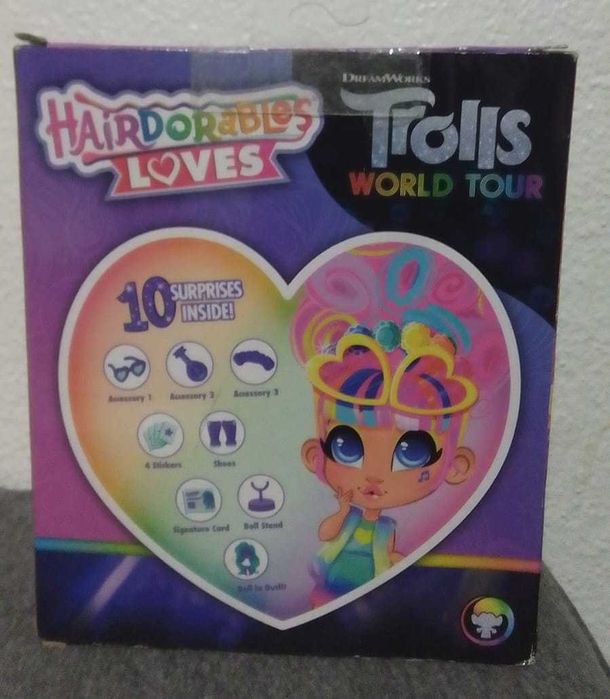 Boneca Hairdorables Loves – Trolls World Tour (EDIÇÃO LIMITADA)