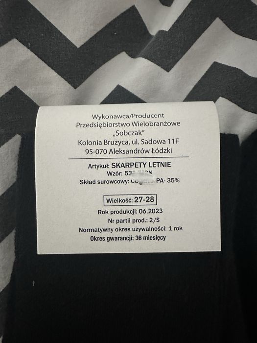 skarpety letnie 538 mon