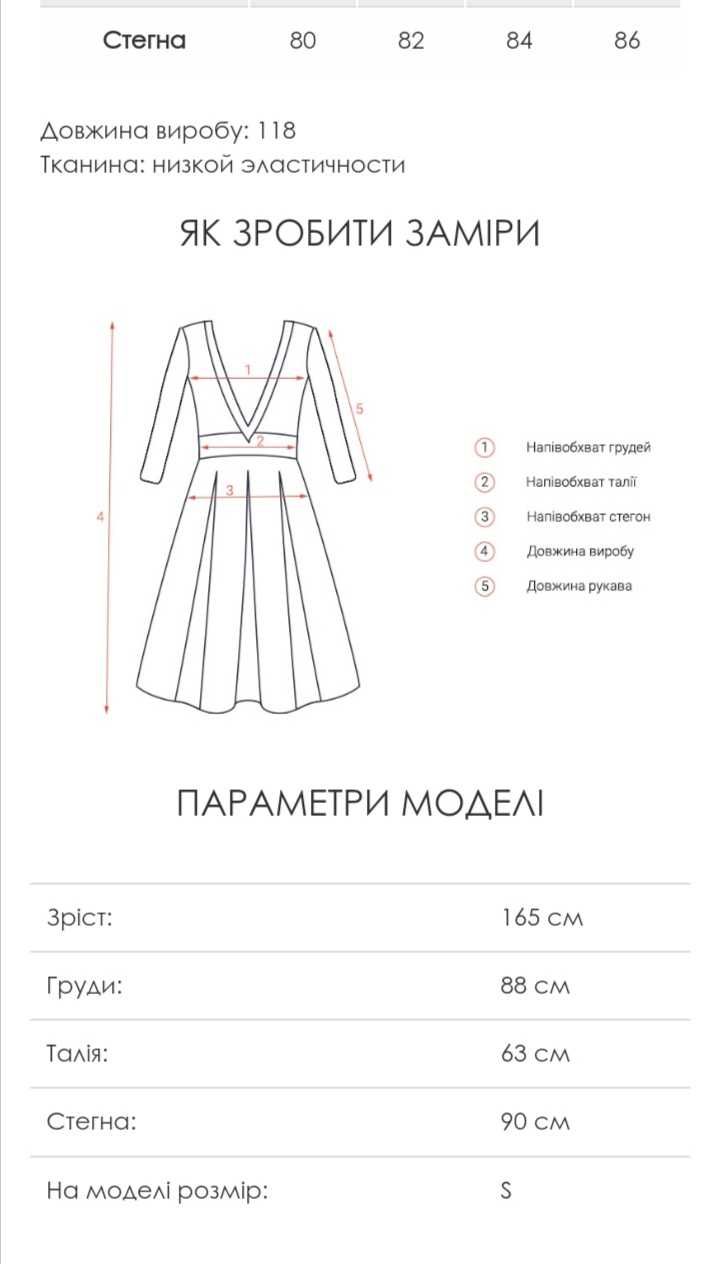 Сукня нова S розмір
