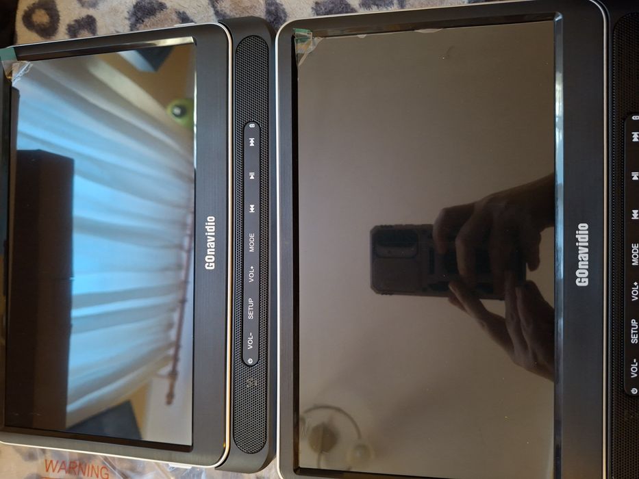 GOnavidio podwójny przenośny samochodowy odtwarzacz DVD 12 cali