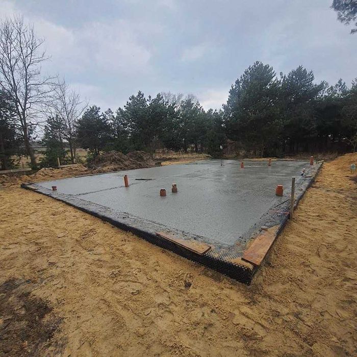 usługi budowlane,Płyty betonowe,płyty fundamentowe,brukarka