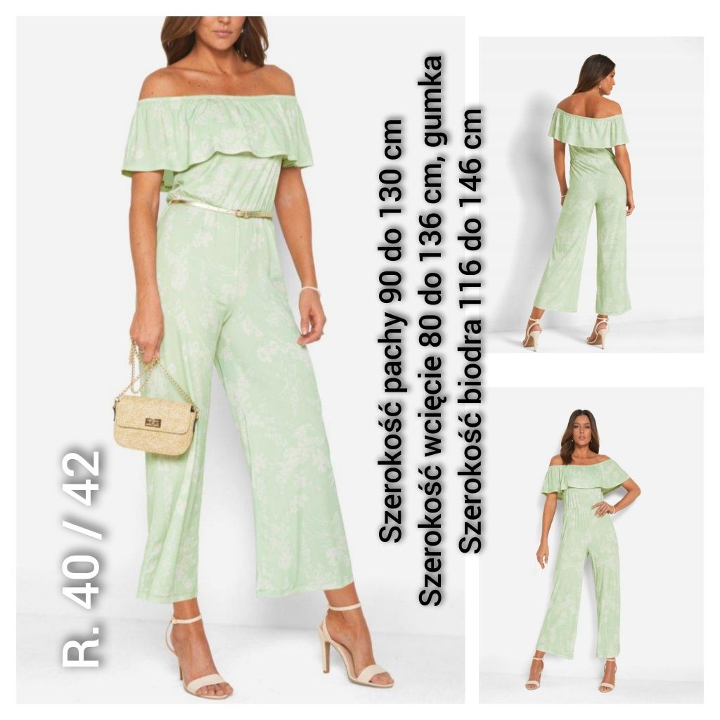 Kombinezon damski plussize hiszpanka xxl 44 46 3xl