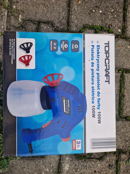 Elektryczny pistolet do farby Topcraft