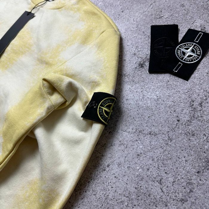 Світшот S.I. жовтий тай дай S,M,L,XL