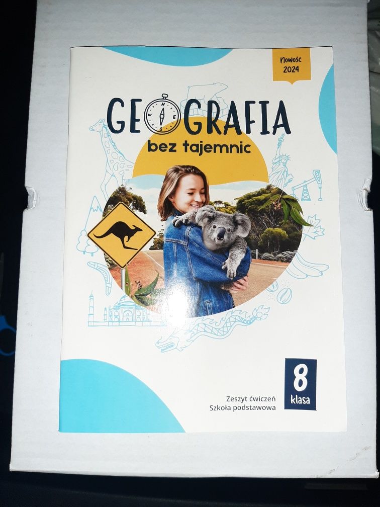 35 sztuk Geografia bez tajemnic  ćwiczenia  klasa 8 WSIP