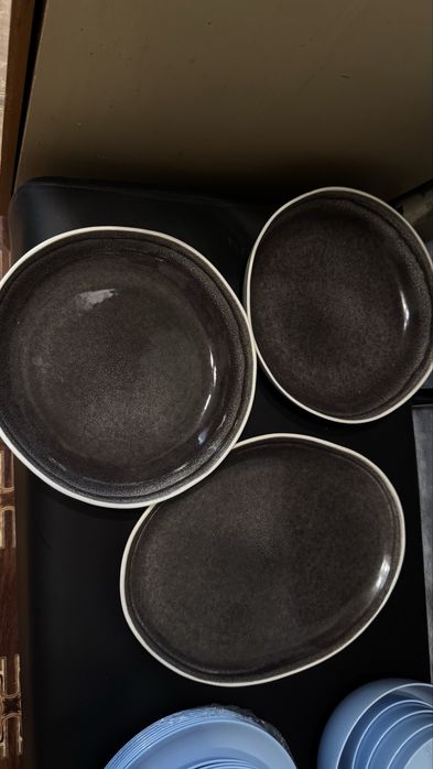 Набір тарілок (3шт) не стандартної форми