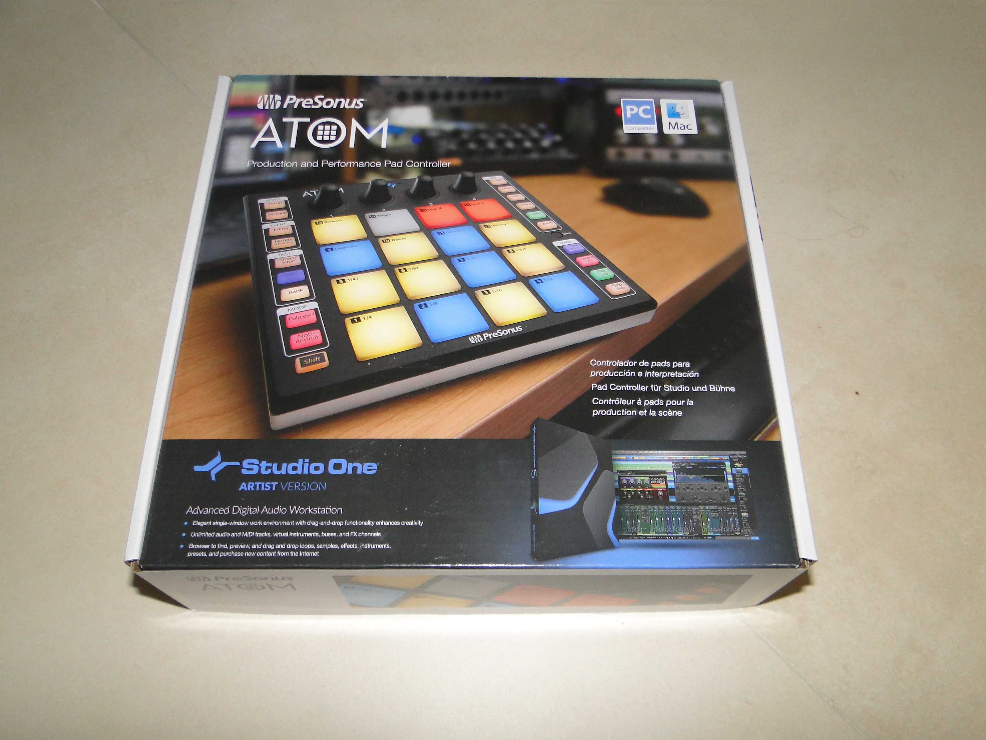 Zawodowy Kontroler Pad Midi USB PRESONUS ATOM.Nowy.Mega Okazja