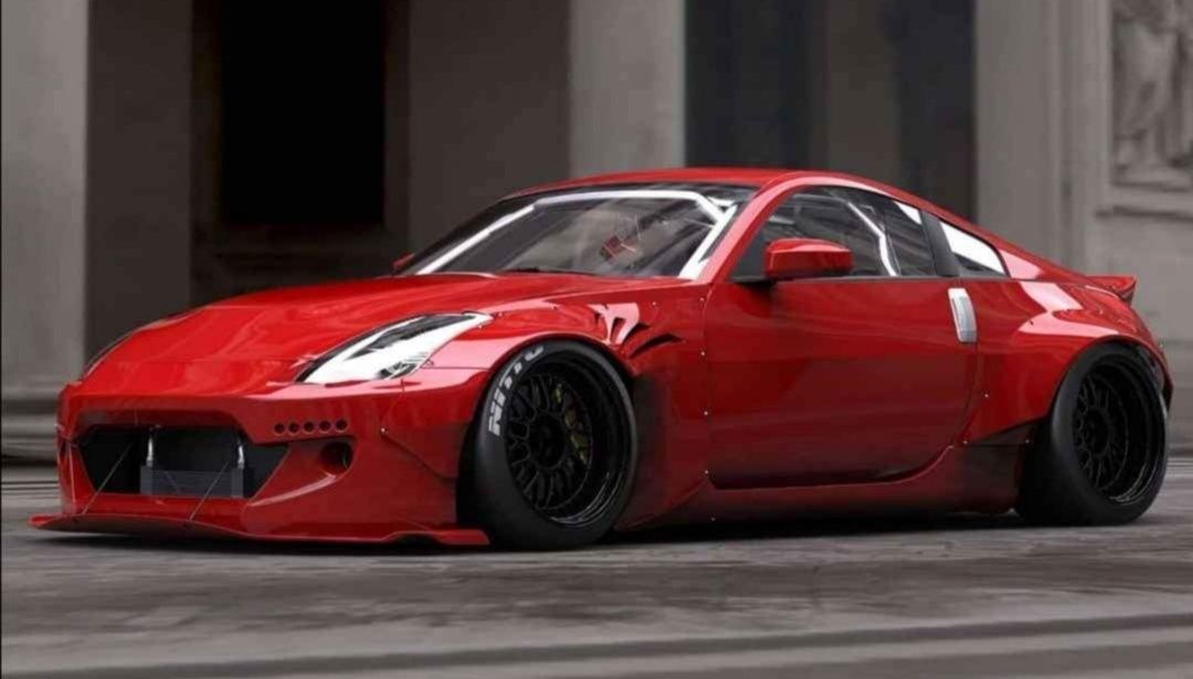 Ospoilerowanie pandem rocket bunny Nissan 350z nowe